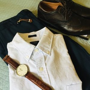 J.Crew Striped Casual Button Down Shirt